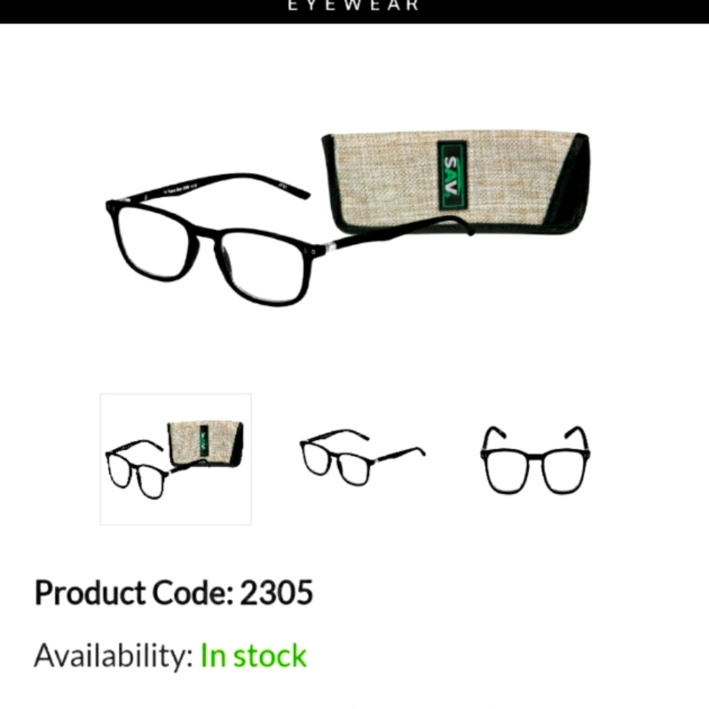 Power +2.50 Tri-Focus Blue Light Readers